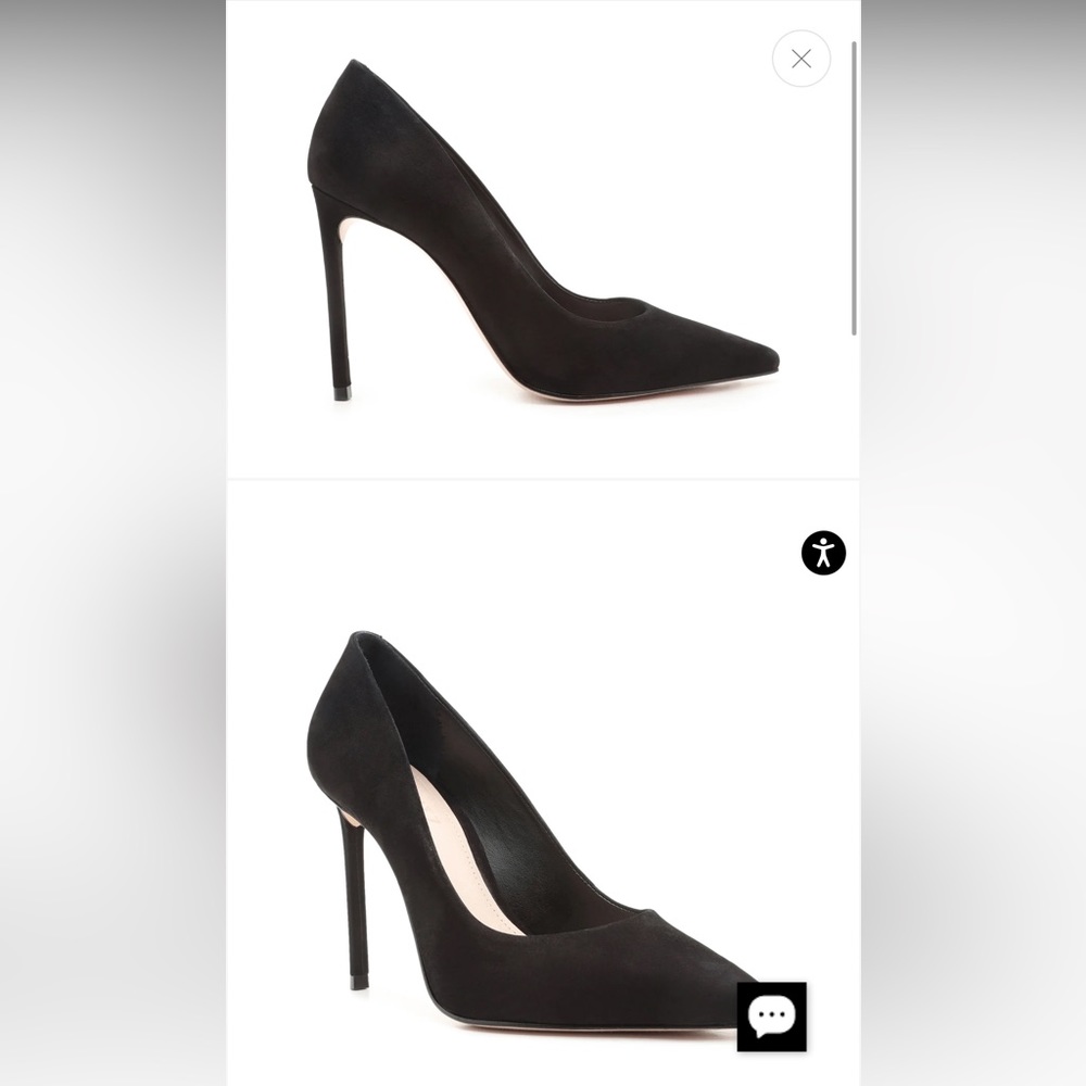 Schultz black pump worn once!